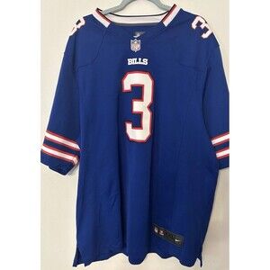 Bills NFL On Field #3 Manuel  jersey Mens XXL